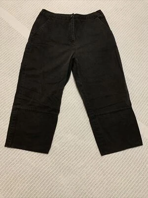 Pantalones capri vintage Northern Reflections negros talla 12 Foto 1 de 4