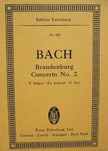 (Kleines Notenheft) Bach - Brandenburg Concerto No. 2 - Bild 1 von 1