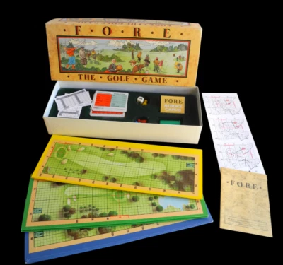 80s FORE The Golf Board Game Old School Vintage Sports Family Perfect Christmas - Image 1 of 4