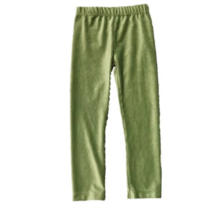 Corduroy-Look Velour Textured Pants Leggings Sage Green Girls 6 G&W Kids, Inc. - Picture 1 of 11