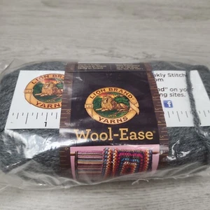 Hilo Wool Ease Lion Marca Oxford Gris 152 Lana Acrílico Crochet 3oz 197yd Mediano - Imagen 1 de 6