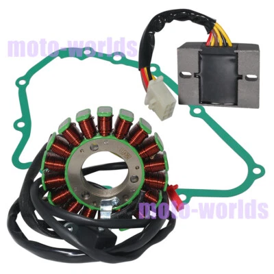 Stator Coil＆Voltage Regulator+Gasket for Kawasaki EN500 Vulcan 500 LTD 1996-2009 - Изображение 1 из 4