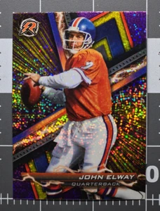 2023 Topps Composite Resurgence púrpura y amarillo estático John Elway #53 Denver - Imagen 1 de 2
