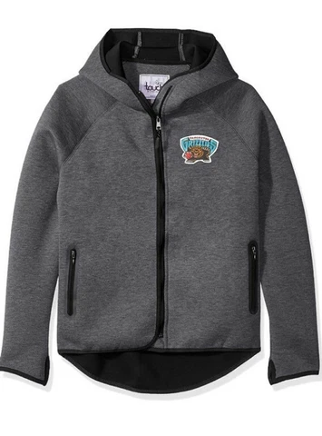 NBA Vancouver Grizzlies Womens S M Drop Kick Jacket Touch by Alyssa Milano Grey Cover