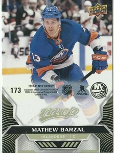 Mathew Barzal 2020-21 Upper Deck MVP Hockey Puzzle Back #173 New York Islanders - Picture 1 of 2