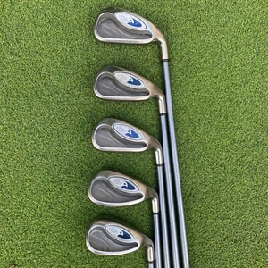 Callaway Golf Titanium Irons Tungsten Injected Iron Set RH Light Flex 3,6,7,9,P - Picture 1 of 5