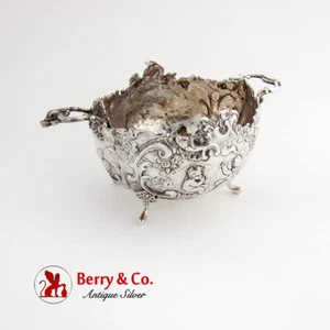 German Baroque Style Scenic Footed Bowl Hanau 800 Silver 1900 - Picture 1 of 5