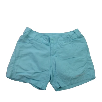 Columbia Shorts Womens Small Chino Lightweight Hiking Pockets Casual Blue - Image 1 of 4