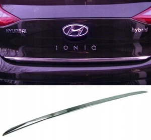 Hyundai IONIQ - Chrome Trunk Trim - Tailgate Accent - Premium Car Rear Detail -  - Picture 1 of 8