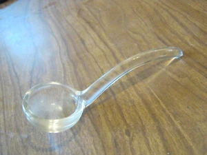 Klarglas 5" Mayo Schöpfkelle Löffel, unbekannte Marke (SC-12) - Bild 1 von 3