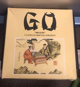 1982 - GO - Deluxe Game of Oriental Strategy - H2800 Solid Wood Board - Complete - Picture 1 of 15