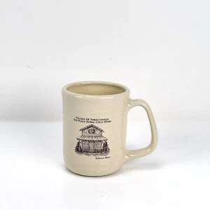Vintage Doral Tobaccoville Steinzeug Kaffeetasse Becher Tabak Scheune Made in USA - Bild 1 von 8