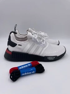 adidas NMD R1 White / Black Mens Shoes - Picture 1 of 8