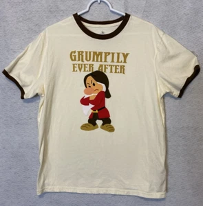 Disney Parks Germany Pavilion Grumpy Dwarf Ringer T Shirt Size Large - Picture 1 of 12