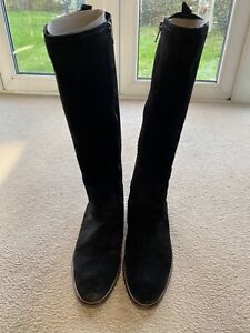 SIZE 6-20,000+ FEEDBACK JOHN LEWIS HONEY TAUPE KNEE HIGH BOOTS BB179