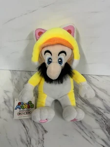 Super Mario in Cat Costume 22cm Soft Toy Teddy Nintendo Plush NEW With Tags - Picture 1 of 10