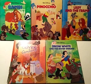 WALT DISNEY ANIMATED SERIES 1988 DERRYDALE FIRST EDITION TWIN BOOKS HC, NEW MINT - Imagen 1 de 8