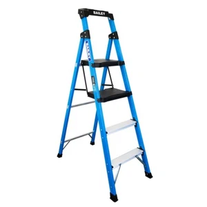 BAILEY TradeLyte Industrial Fibreglass Twin Platform Ladder 4 Step 1.14m FS14043 - Picture 1 of 2