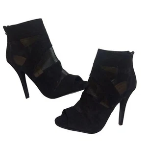 Chinese Laundry suede and mesh peep toe bootie - Picture 1 of 5