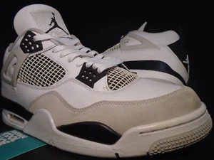 NIKE AIR JORDAN IV 4 RETRO WHITE MILITARY BLACK CEMENT GREY BRED DH6927-111 13 - Picture 1 of 15