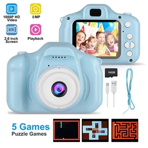 1080P Digital Camera 2.0" HD Mini Camcorder With 16G TF Card for Kids Children