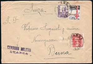 Asturias - Edi o 821+866+.. - Sobre Mat "Luarca 23/Dic./38" + "Censura Militar.. - Imagen 1 de 1