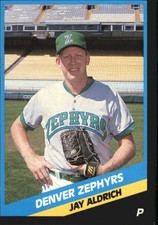 1988 Denver Zephyrs CMC #7 Jay Aldrich