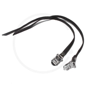 Toe Straps Single Nylon Black - Picture 1 of 3