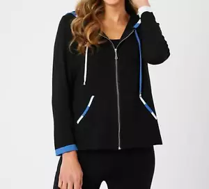 Angel Apparel Stripe Detail Hoodie Size S - Picture 1 of 4