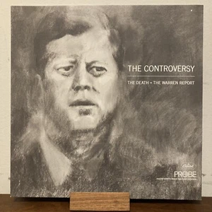 John F. Kennedy - The Controversy LP (KAO 2677) Lee Harvey Oswald, Warren Report - Foto 1 di 16