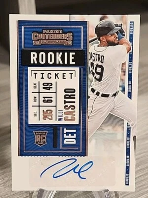 Willi Castro 2020 Panini Contenders Rookie Ticket Autograph #150 Tigers/Twins - Image 1 of 2