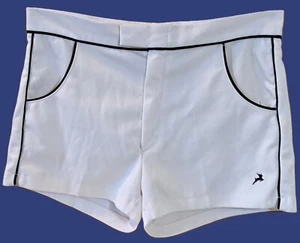 Mens Vtg 70s White Stag Tennis Shorts Piping - Picture 1 of 5