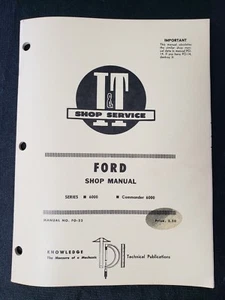 I&T Ford Werkstatthandbuch Serie 6000 & Commander 6000 - FO-22 - Bild 1 von 2