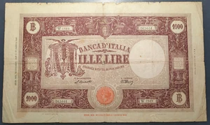 ITALIA 1000 LIRE 13/12/1946 P72c BC/BC+ - Picture 1 of 2