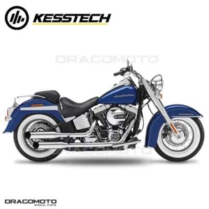 Harley FXSTDI 1450 EFI Softail Deuce 2001-2005 Auspuff KESSTECH Chrom 2172719 - Bild 1 von 6
