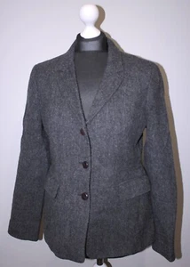 GANT womens grey wool blazer jacket Size UK 14 US 10 - Picture 1 of 9