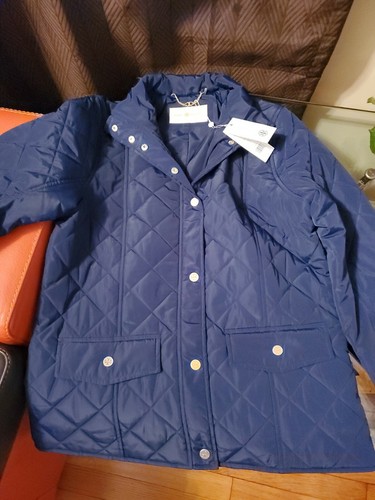 Giacca trapuntata Tory Burch Navy nuova