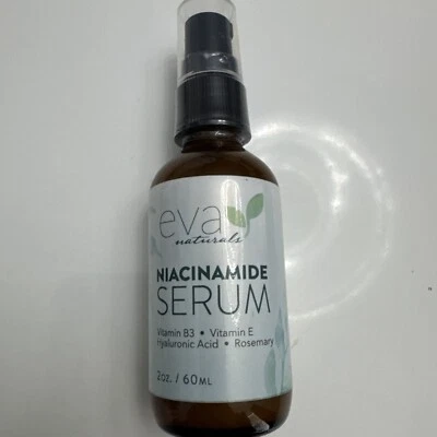 eva naturals Niacinamide Serum Vitamin B3 & E  Hyaluronic Acid • Rosemary •2 oz - Image 1 of 2