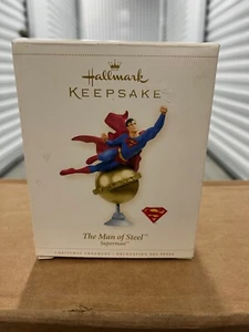 Hallmark Superman Ornament 2006 The Man of Steel Keepsake QXI6323 - Picture 1 of 5