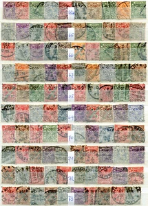 Lot o - Ziffern in Schildern - undurchsucht - KW ca.,300,-- € ( 51576 ) - Picture 1 of 1
