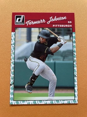 2023 Panini Donruss 1990 Retro Termarr Johnson Liberty #142 (RC) - Image 1 of 2