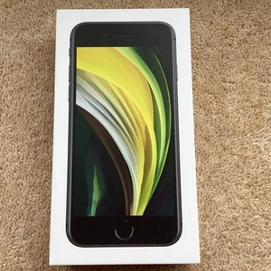 PUSTY IPHONE SE pudełko 2. generacji 2020 czarne - Zdjęcie 1 z 3