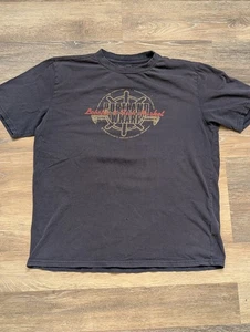 Camiseta LL Bean Para Hombres Logo Estampado Gráfico Talla Mediana Regular Exterior Azul Algodón - Imagen 1 de 7