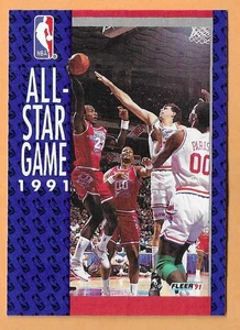 A GAME OF CONTRASTS - ALL-STAR GAME#234 FLEER 1991 - Picture 1 of 2