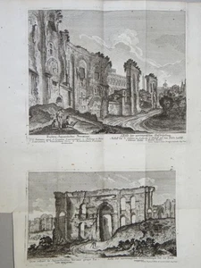Aquaeductus Neroniani G. Ch. Kilian Radierung Aquäduct Nero Rom Architektur 1767 - Bild 1 von 8