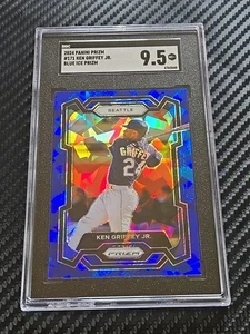 2024 Panini Prizm Blue Ice Prizm #171 Ken Griffey Jr. Mariners SGC 9.5 - Picture 1 of 2