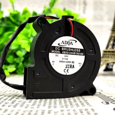 1 pcs  AB05124HB150100 5015 24V 0.14A 5 cm blower turbine cooling fan. - Image 1 of 2