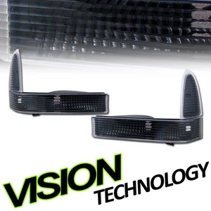 Black Clear Signal Parking Bumper Corner Lights K2 For 99-04 F250 F350 Excursion - Picture 1 of 2