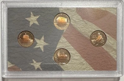 2009-S Lincoln Cent 4-Coin Proof Bicentennial Set - US Mint - Rainbow🌈Toned #24 - Image 1 of 2