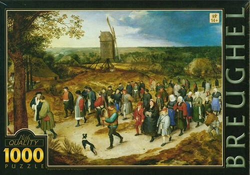 Puzzle (1000 T.) Hochzeitsprozession, Brueghel (D-Toys) NEU/OVP